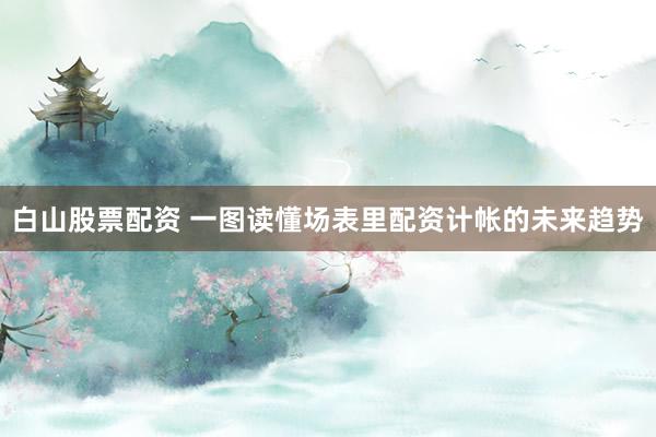 白山股票配资 一图读懂场表里配资计帐的未来趋势