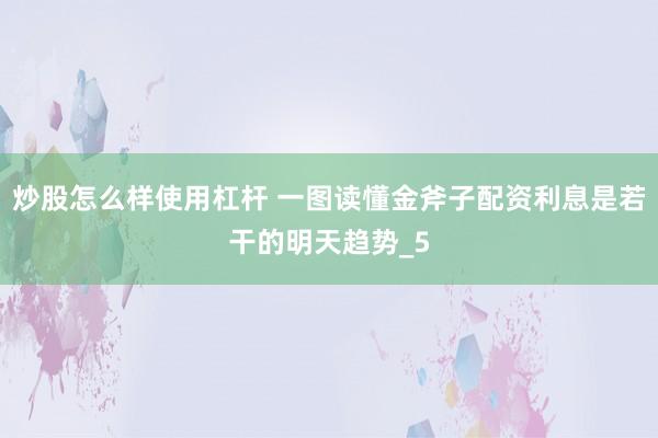 炒股怎么样使用杠杆 一图读懂金斧子配资利息是若干的明天趋势_5