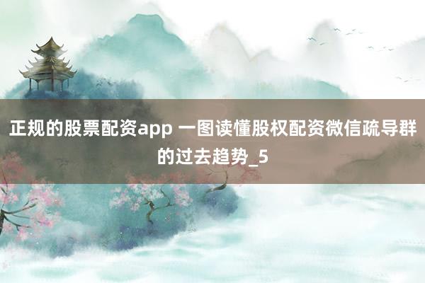 正规的股票配资app 一图读懂股权配资微信疏导群的过去趋势_5